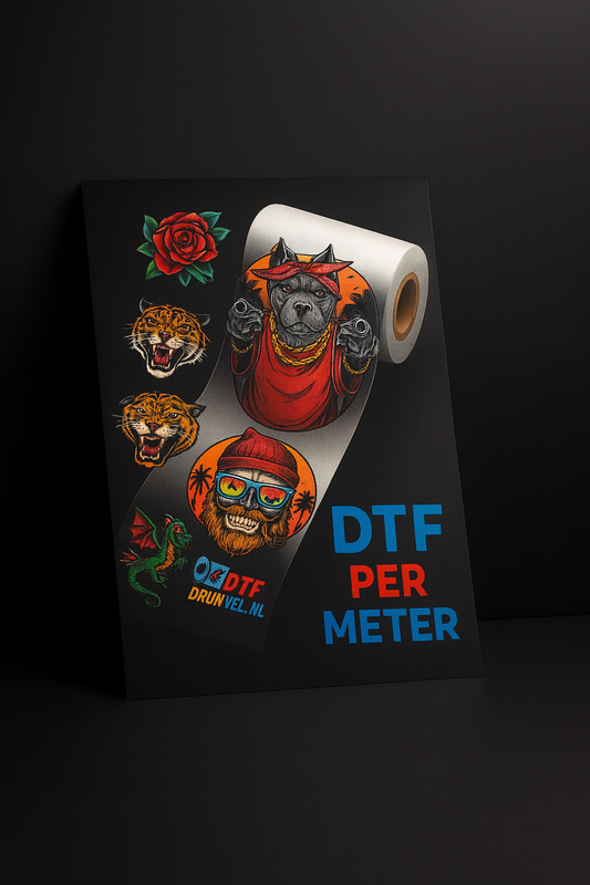 DTF per meter bestellen | Hoge kwaliteit & Scherpe kleuren